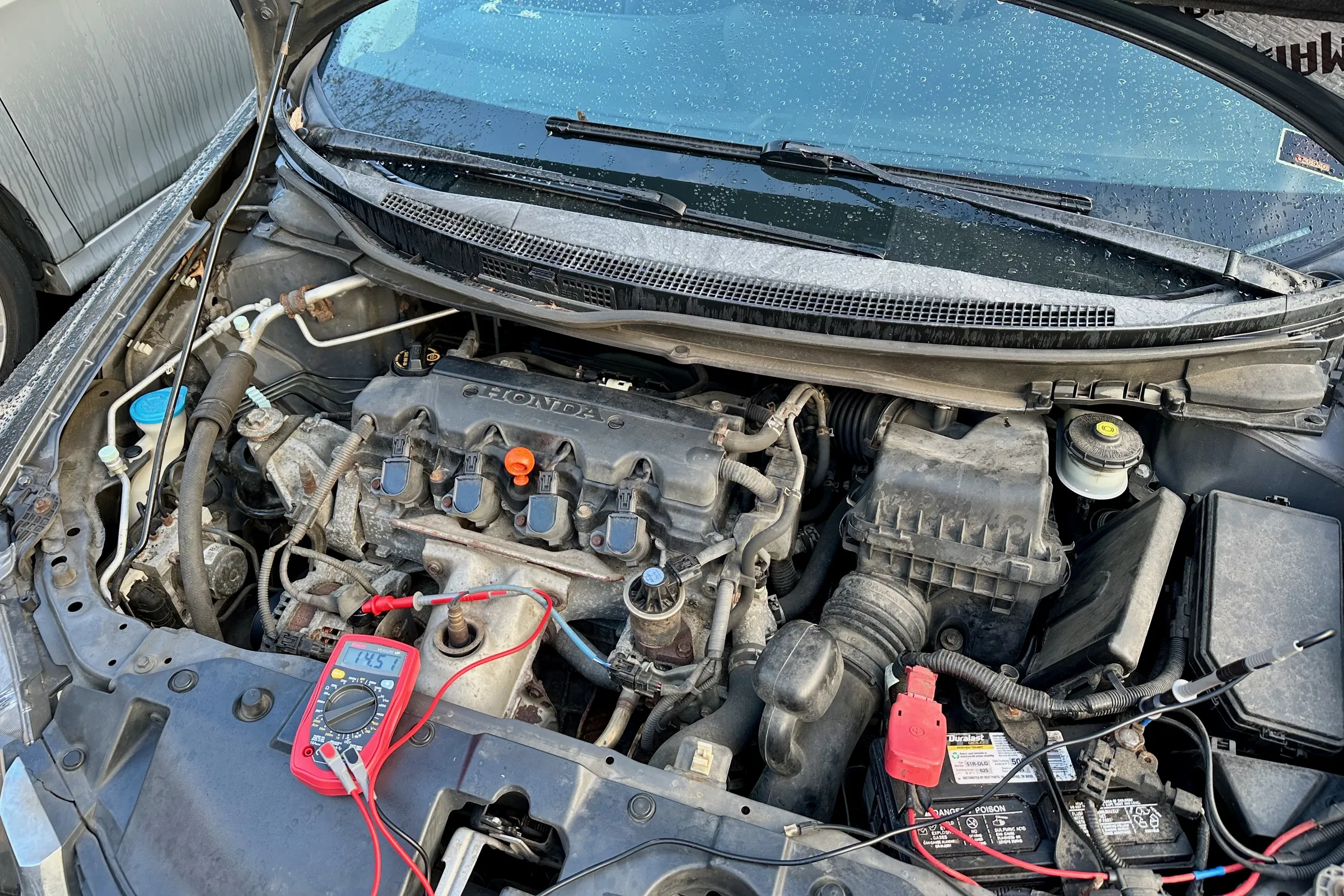 Honda Civic Alternator Voltage