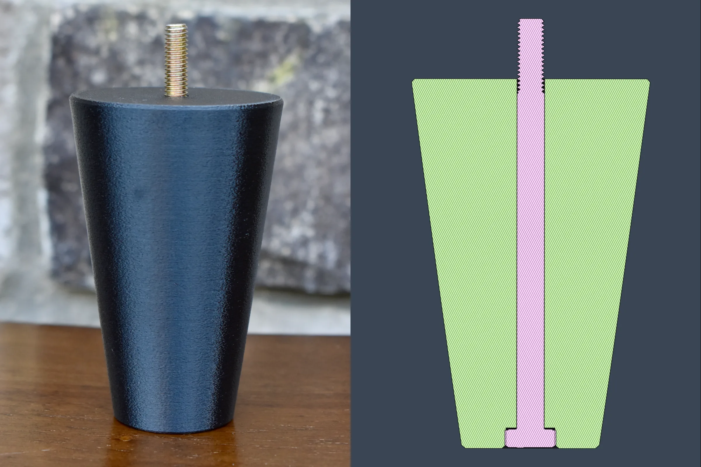 Couch Foot Side By Side