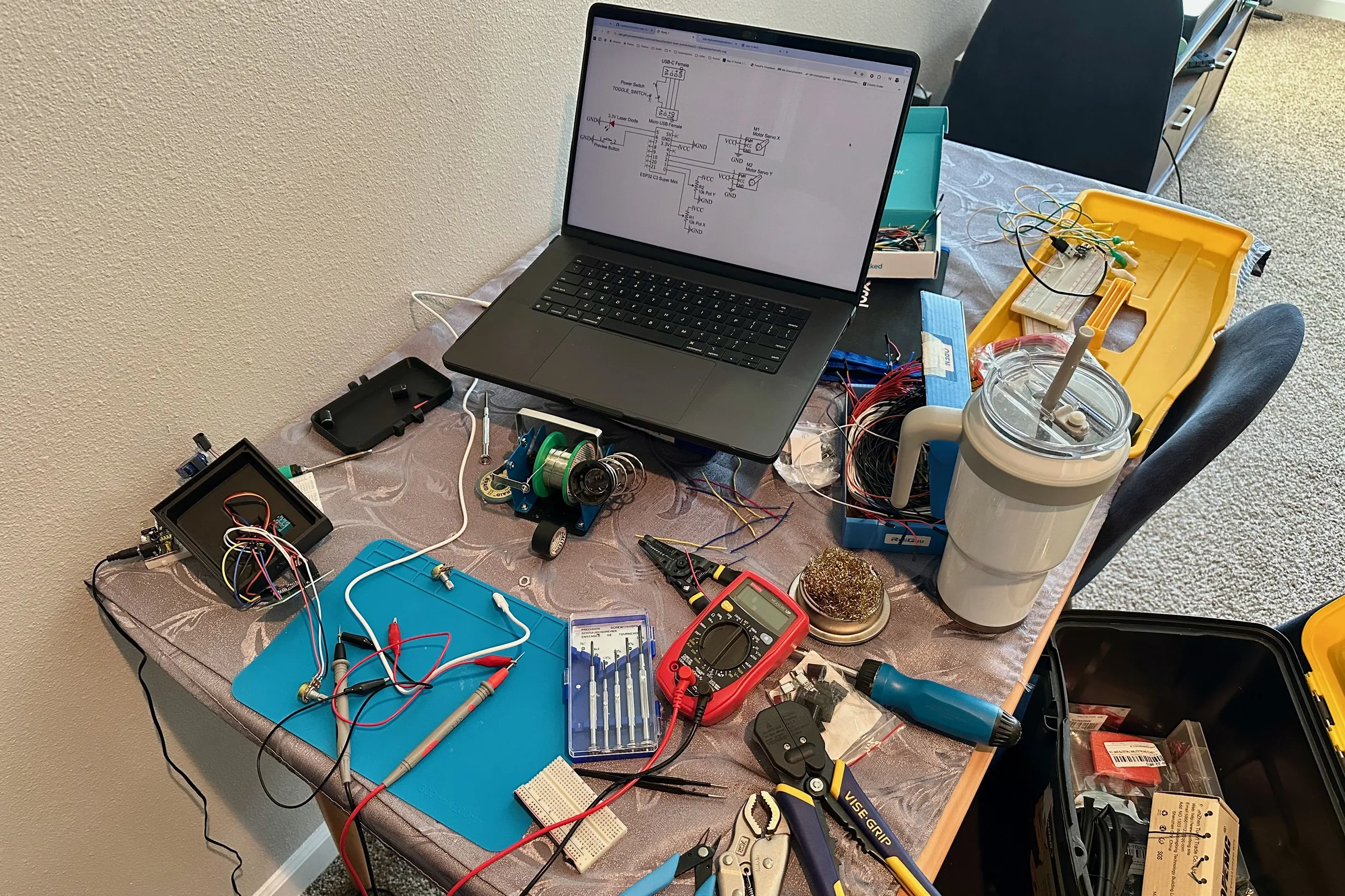 Random Laser Pointer Assembly